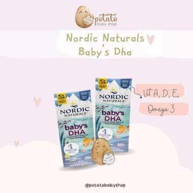 Nordic Natural's Baby's DHA - Baby DHA Minyak Ikan Bayi vitamin Cipung