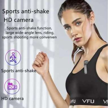 MITWOO Body Cam Mini Camera Full HD 1080P Rotating Lens 400mAh D3 Penutup Pintu Otomatis Vlog Penaha