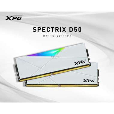 RAM PC Adata XPG Spectrix D50 DDR4 32GB (2x16GB) RGB 3200MHz putih