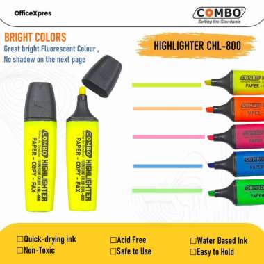 Stabilo Highlighter / Highlighter Fluorescent / Spidol Stabilo CHL-800 / Highlighter Marker / Penand