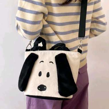 TAS SNOOPY IMPORT SANRIO ORI / TAS SELEMPANG TENTENG SNOOPY