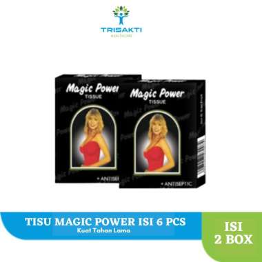 Bundling 2 PCS Tisu Magic Power Original isi 6 Pcs Tissue Magi Man