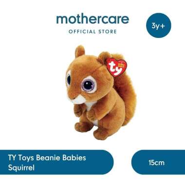 TY Toys Beanie Boos 6 Inch Plush Toys - Mainan Boneka Anak Squirrel