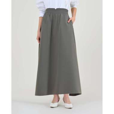 Geulis.id HAYNA SKIRT / ROK WANITA (3 warna) S ARMY