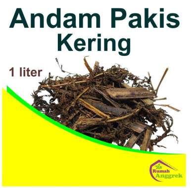 Media Tanam Andam Pakis Kering 1 liter paku mulch tanaman anggrek batang daun pakisan liter cacah mo
