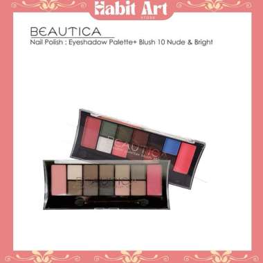 Beautica Eyeshadow Pallete 10 Color Nude