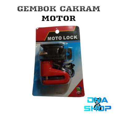 Kunci Gembok Cakram Motor Kunci Ganda Motor Besi Kuat Universal