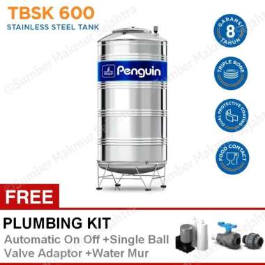 Penguin TBSK 600 Stainless Tangki / Tandon / Toren Air 600 Liter