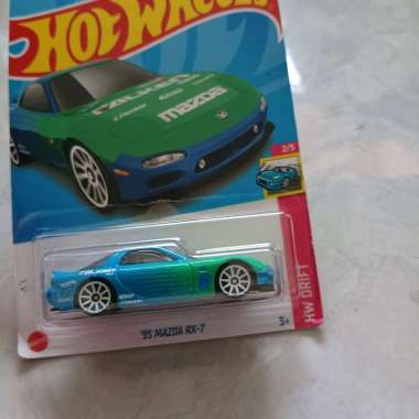 Hot wheels 95 MAZDA RX-7 blue green