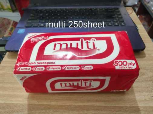 Tisu Tissue MULTI 500 helai 250 sheet facial tissue 2ply tisu wajah
