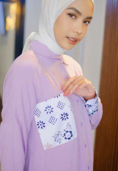 My Daily Hijab Sissy Blouse Jasmine Lilac