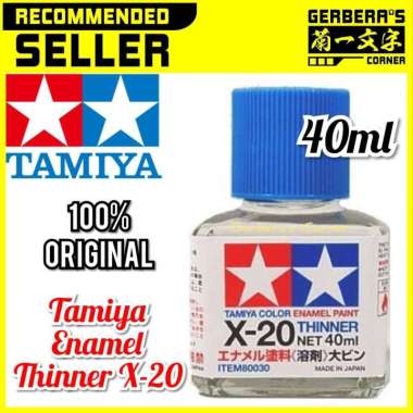 Tamiya Enamel Thinner X20 X-20 40ml Cat Kuas Airbrush Panel Accent