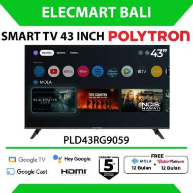Smart Tv 43 Inch Google TV Polytron PLD43RG9059