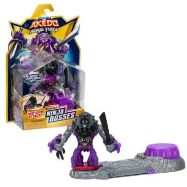 Mainan Akedo Ninja Fury Ninja Bosses Web Weaver