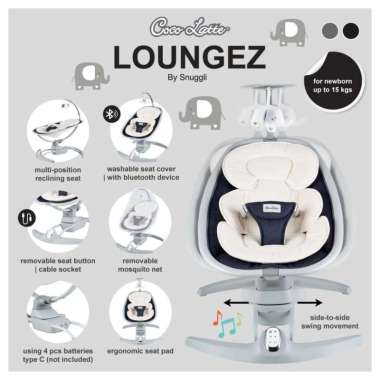 Cocolatte Loungez by Snuggli Dark Grey
