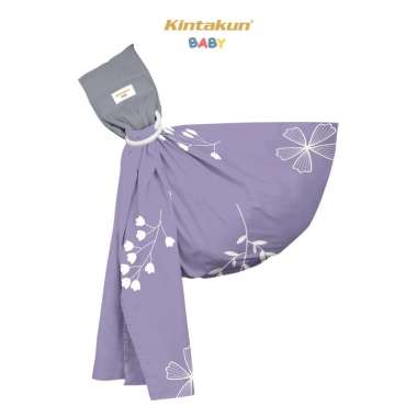[NEW LAUNCH] KINTAKUN BABY Ring Sling Gendongan Bayi Newborn 5 in 1 Metallic Printing - Varian Ashil