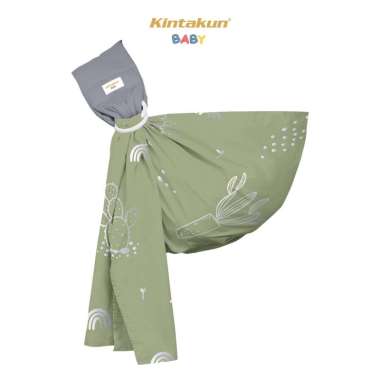 [NEW LAUNCH] KINTAKUN BABY Ring Sling Gendongan Bayi Newborn 5 in 1 Metallic Printing - Varian Pedro