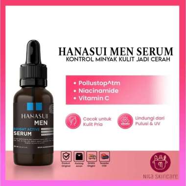 HANASUI Men Bright Active Serum 20ml Serum Wajah Pria