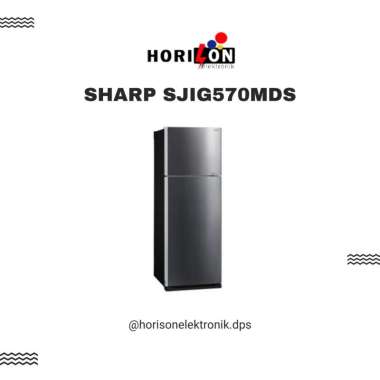 SHARP KULKAS 2 PINTU SJIG570MDS JTECH INVERTER