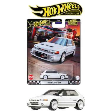 Hot Wheels Premium Boulevard Y Mazda 323 GTR Putih