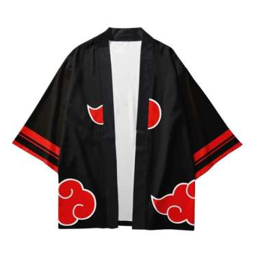 Cosplay Kimono Haori Anime Manga Naruto Akatsuki