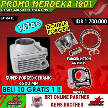 BLOK BRT SATRIA FU BOREUP 167CC DENGAN BUSI