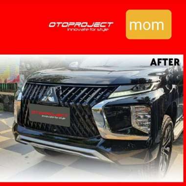 Front Grill / Grille Depan Lexus Otoproject All New Pajero Sport 2022 BLACK MATTE