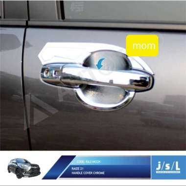 JSL Cover Handle Gagang Pintu Chrome Raize / Rocky