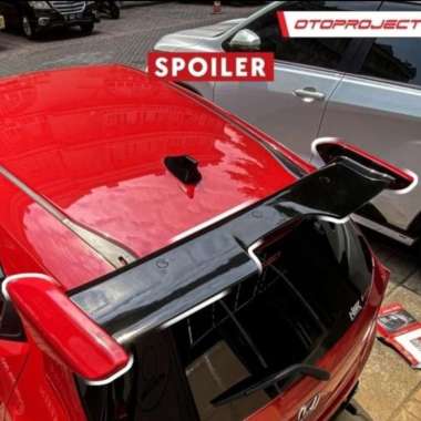 OTOPROJECT Spoiler Sayap Belakang Urbanite Style All New Brio 2018-2024 Hitam