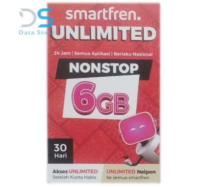 Voucher SmartFren NONSTOP UNLIMITED 6 GB