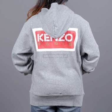 KENZO PARIS CLASSIC HOODIE GREY (100% AUTHENTIC) S