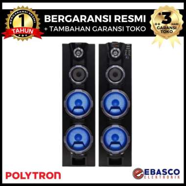 Speaker Aktif POLYTRON PAS 8FF22 - Bluetooth Double Woofer Super Bass