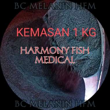 BC MELANIN HFM 1 KG BUBUK Vitamin Pigmen Hitam Black Ikan Koi Koki