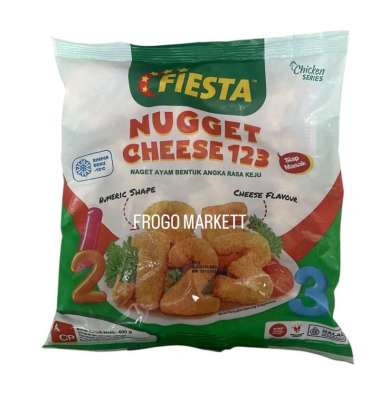 Nugget Fiesta Keju Bentuk Angka Cheese 123 Fiesta 400gr