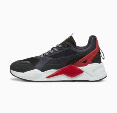 Sepatu PUMA Ferrari RS-X T Black-Rosso Corsa 308064 01 EU ​- 46