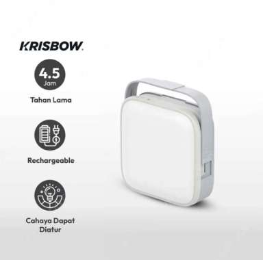 Krisbow Powerlite Lampu Darurat Square Krisbow