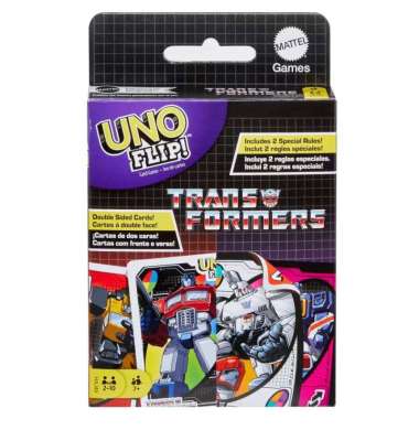Uno Flip Transformers Card Game