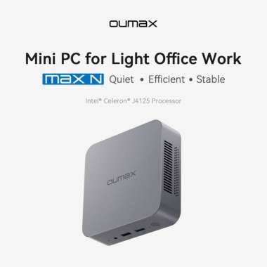 MINI PC OUMAX MAX N Gemini Lake J4125 8GB /128 GB SSD Windows 11 Pro OUMAX/J4125:8/256GB
