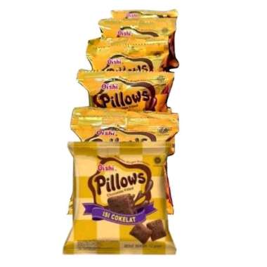 OISHI PILLOWS 1 Pack isi 20 Ubi Keju Cokelat cokelat