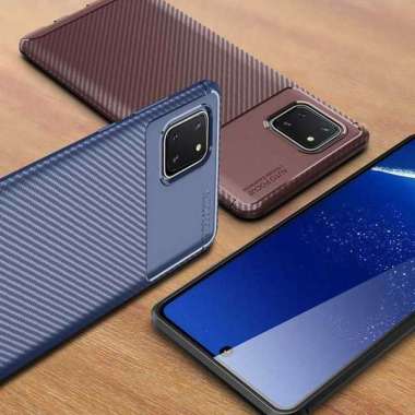 Original Case Shockproof Case Samsung Galaxy Note 10 Lite Soft Case Biru