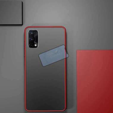 Case Realme 7 Pro Ultra Hard Soft Case Aero Frosted Matte Original Merah