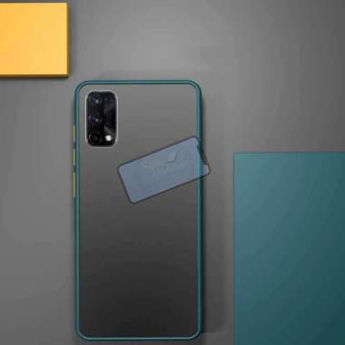 Case Realme 7 Pro Ultra Hard Soft Case Aero Frosted Matte Original Hijau