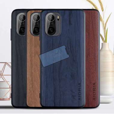 Case Xiaomi Poco F3 Case Aioria Wood Pattern Original Poco F3 Case BL