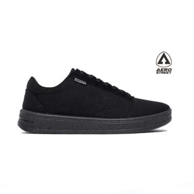 Aerostreet 37-44 Massive Basic 2.0 All Black - Sepatu Sneakers Casual 37