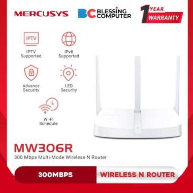 MERCUSYS MW306R 300Mbps Multi Mode Wireless N Router / Router Mercusys