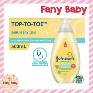 JOHNSON'S TOP-TO-TOE HAIR & BODY BABY BATH 500ML