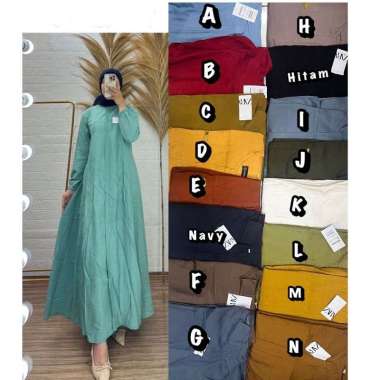 GAMIS POLOLINEN POLOS GAMIS CANTIK GAMIS ELEGAN UNTUK SANTAI NONGKRONG Ld120cm (Jumbo) K