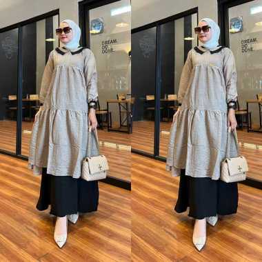 GAMIS OUTER LADYCRUSH OUTER BISA DILEPAS LD 110 GAMIS INER OUTER CANTIK MEWAH TERBARU Ld110cm (Stand