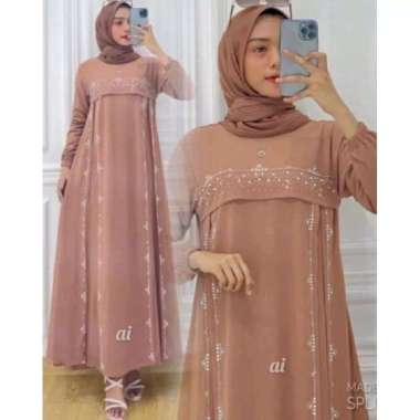 GAMIS CERUTY CANTIK NAN MEWAH BRAND YULIA HD ORIGINAL GAMIS PAYET BELAH GAMIS SERUTI MIX SWAROVSKI G