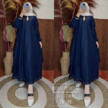 GAMIS BRUKAT MALAYSIA GAMIS PESTA FULL BROKAT PREMIUM TERLARIS STANDART DAN JUMBO BRUKAT CANTIK Ld11